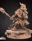 Kobold Monk - Kobold DND - 3d Printed Miniature sculpted by Bite the Bullet