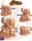 Owlby (Owlbear) - Fantastic Creatures - 3d Printed Miniature Sculpted by Cast N Play