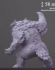 Owlby (Owlbear) - Fantastic Creatures - 3d Printed Miniature Sculpted by Cast N Play