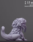 Leafyguana - Curious Critters of Whimsy Isle - 3d Printed Miniature Sculpted by Velrock Art Miniatures