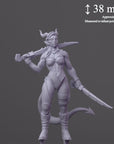 Neama Whirlingdeath Awakens - 3d Printed Miniature Scuplted by SolGood Creations