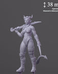 Neama Whirlingdeath Awakens - 3d Printed Miniature Scuplted by SolGood Creations