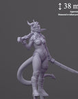 Neama Whirlingdeath Awakens - 3d Printed Miniature Scuplted by SolGood Creations