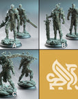 Forgotten Knights, Vine Possessed Armour - 3d Printed Miniature Sculpted by DM Stash