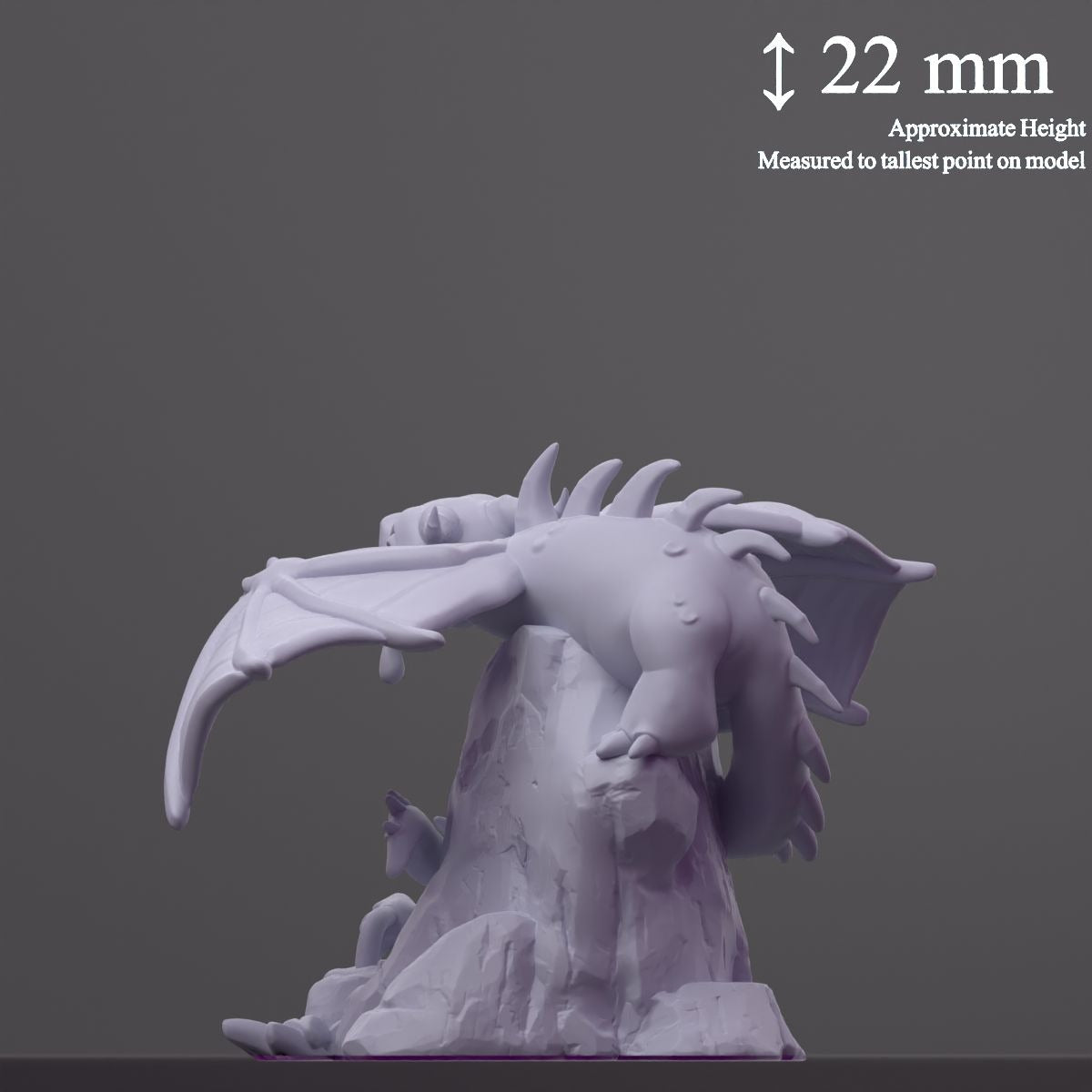 Pygmyrn (Pygmy Wyvern) - Fantastic Creatures - 3d Printed Miniature Sculpted by Cast N Play