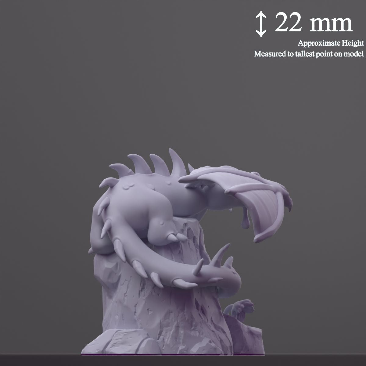 Pygmyrn (Pygmy Wyvern) - Fantastic Creatures - 3d Printed Miniature Sculpted by Cast N Play