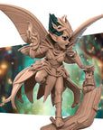 Pixie Sorceress - Pixies - 3d Printed Miniature sculpted by Bite the Bullet