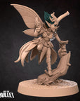 Pixie Sorceress - Pixies - 3d Printed Miniature sculpted by Bite the Bullet