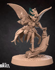 Pixie Sorceress - Pixies - 3d Printed Miniature sculpted by Bite the Bullet