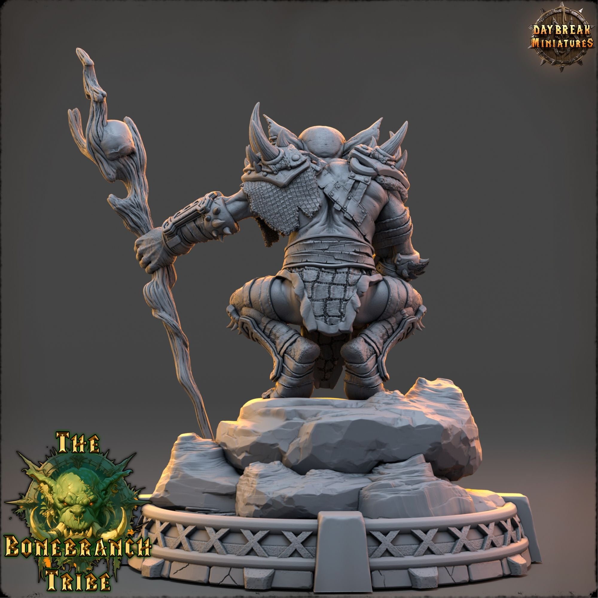 Gnartz the Rot-Eye - The Bonebranch Tribe (Goblins) - 3d Printed Miniature sculpted by Daybreak Miniatures