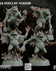 Krelk Mudclaw Warrior - 3d Printed Miniature Sculpted by Big Bad Evil Guys