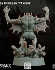 Krelk Mudclaw Warrior - 3d Printed Miniature Sculpted by Big Bad Evil Guys