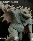 Krelk Mudclaw Warrior - 3d Printed Miniature Sculpted by Big Bad Evil Guys