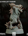 Krelk Mudclaw Warrior - 3d Printed Miniature Sculpted by Big Bad Evil Guys