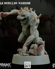 Krelk Mudclaw Warrior - 3d Printed Miniature Sculpted by Big Bad Evil Guys