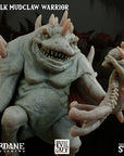 Krelk Mudclaw Warrior - 3d Printed Miniature Sculpted by Big Bad Evil Guys