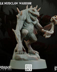 Krelk Mudclaw Warrior - 3d Printed Miniature Sculpted by Big Bad Evil Guys