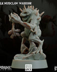 Krelk Mudclaw Warrior - 3d Printed Miniature Sculpted by Big Bad Evil Guys