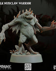 Krelk Mudclaw Warrior - 3d Printed Miniature Sculpted by Big Bad Evil Guys