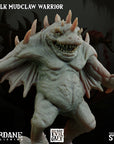 Krelk Mudclaw Warrior - 3d Printed Miniature Sculpted by Big Bad Evil Guys