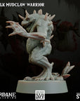 Krelk Mudclaw Warrior - 3d Printed Miniature Sculpted by Big Bad Evil Guys