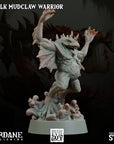 Krelk Mudclaw Warrior - 3d Printed Miniature Sculpted by Big Bad Evil Guys