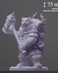 Bruin Brigands- Brambleheart - 3d Printed Miniature sculpted by Kraken Games Lab