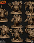 Ursus Warrior - Grizzleclaw Ursorath - 3d Printed Miniature Sculpted by Battle Yak Miniatures