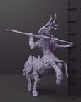 Dark Forest Centaurs - Army of Darkness: Dark Elves - 3d Printed Miniature Sculpted by Monolith Arts