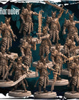Marauders - Army of Darkness: Dark Elves - 3d Printed Miniature Sculpted by Monolith Arts