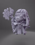 Adept Fern - 3d Printed Grimdark Cuteness Chibi Miniature sculpted by Marchen Atelier