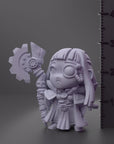 Adept Fern - 3d Printed Grimdark Cuteness Chibi Miniature sculpted by Marchen Atelier