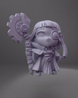 Adept Fern - 3d Printed Grimdark Cuteness Chibi Miniature sculpted by Marchen Atelier