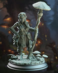 Cordelia the Homestead Hermit, Halfling Druid - 3d Printed Miniature Sculpted by DM Stash