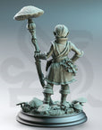 Cordelia the Homestead Hermit, Halfling Druid - 3d Printed Miniature Sculpted by DM Stash