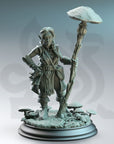 Cordelia the Homestead Hermit, Halfling Druid - 3d Printed Miniature Sculpted by DM Stash
