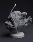 Humpback Anglerfish - 3d Printed 1:1 Scale Miniature by Animal Den