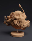 Humpback Anglerfish - 3d Printed 1:1 Scale Miniature by Animal Den