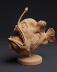Humpback Anglerfish - 3d Printed 1:1 Scale Miniature by Animal Den