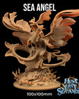 Sea Angel - Hunt for the Last Sea Angel - 3d Printed Miniature Sculpted by Dragon Trappers Lodge