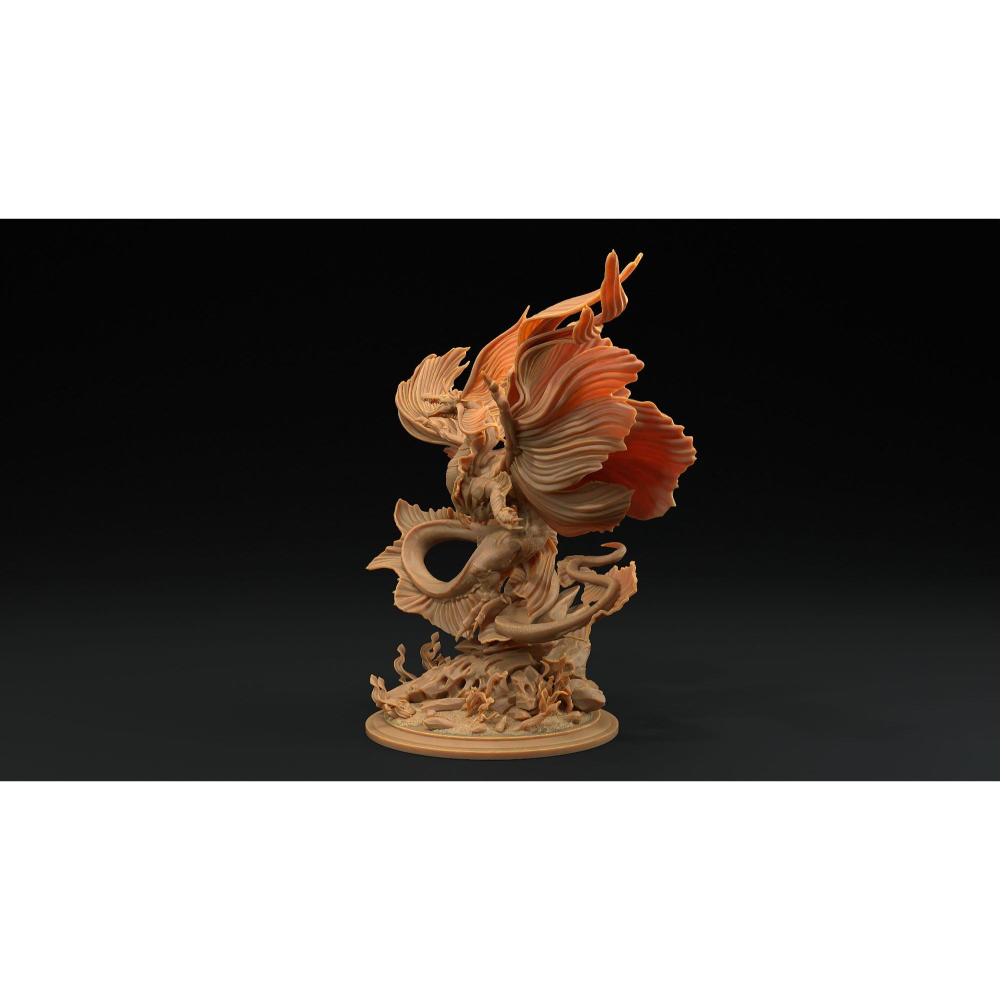 Sea Angel - Hunt for the Last Sea Angel - 3d Printed Miniature Sculpted by Dragon Trappers Lodge