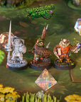 Owlfolk Allies - Woodland Heroes - 3d Printed Miniature Sculpted by Cast N Play
