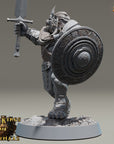 King Goldenmane - Kings of Karmaaz (Lionfolk) - 3d Printed Miniature sculpted by Daybreak Miniatures