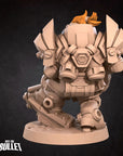 Space Dwarf Soldier - Bullet Galaxy - 3d Printed Miniature sculpted by Bite the Bullet
