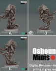 Deep Hive Poison Jellyfish 2.0 - 3d Printed Miniature by OshounaMinis