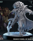 Prince Voriel of Rose Keep - Beast of Stragovia - 3d Printed Miniature Sculpted by Mammoth Factory
