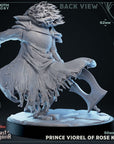 Prince Voriel of Rose Keep - Beast of Stragovia - 3d Printed Miniature Sculpted by Mammoth Factory