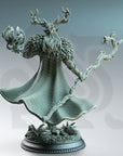 Pontifax the Emerald Eyed, Fey Court Wizard - 3d Printed Miniature Sculpted by DM Stash