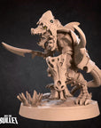 Kobold Fighter - Kobold DND - 3d Printed Miniature sculpted by Bite the Bullet