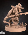 Kobold Fighter - Kobold DND - 3d Printed Miniature sculpted by Bite the Bullet